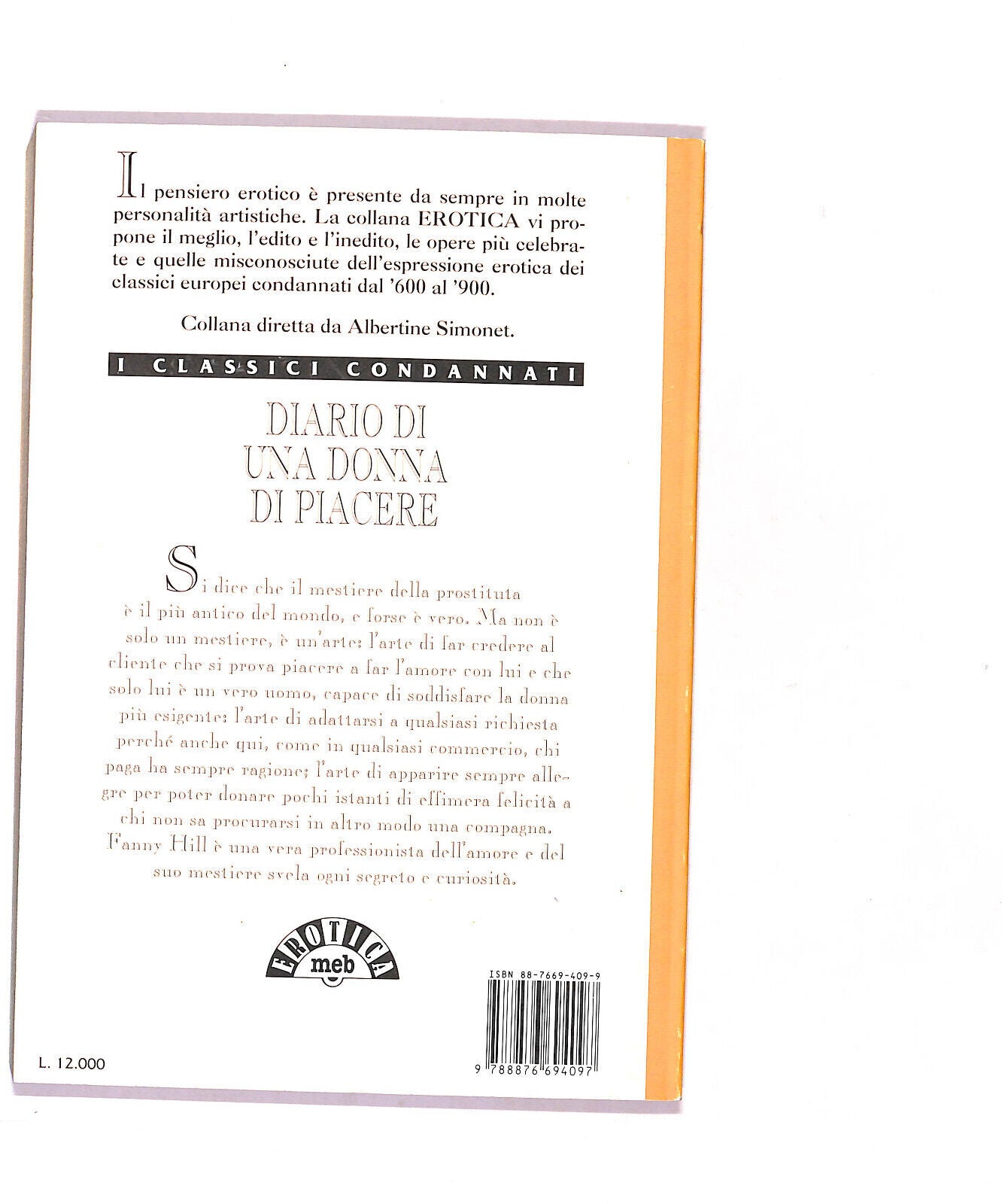 EBOND I Classici Condannati Diario Di Una Donna Di Piacere Libro LI016166