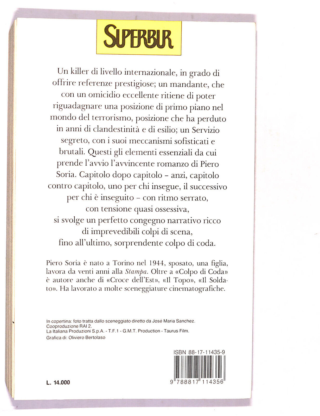 EBOND Colpo Di Coda Di Piero Soria Libro LI016410