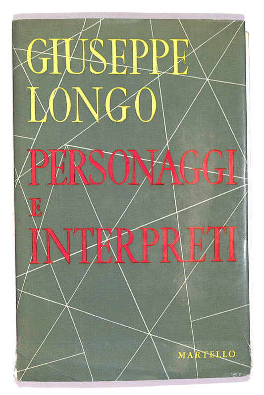 EBOND Personaggi e Interpreti Di Giuseppe Longo Libro LI016652