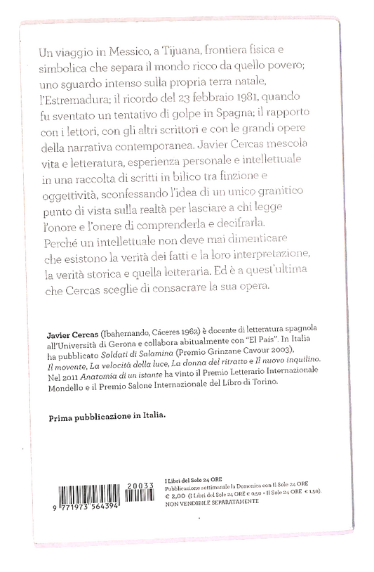 EBOND Tornare a Casa Di Javier Cercas Libro LI016658