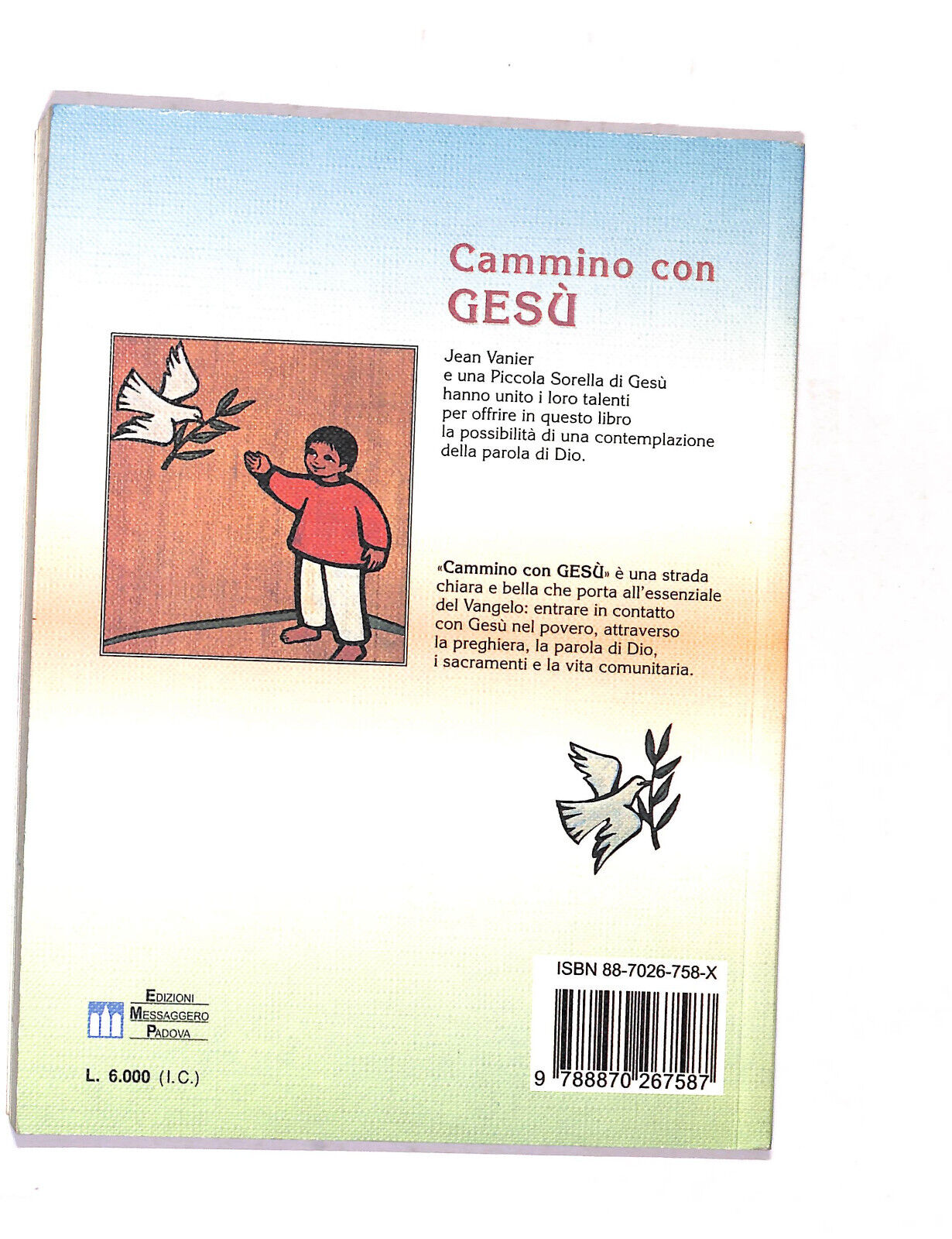 EBOND Cammino Con Gesu Di Jean Vanier Libro LI016711