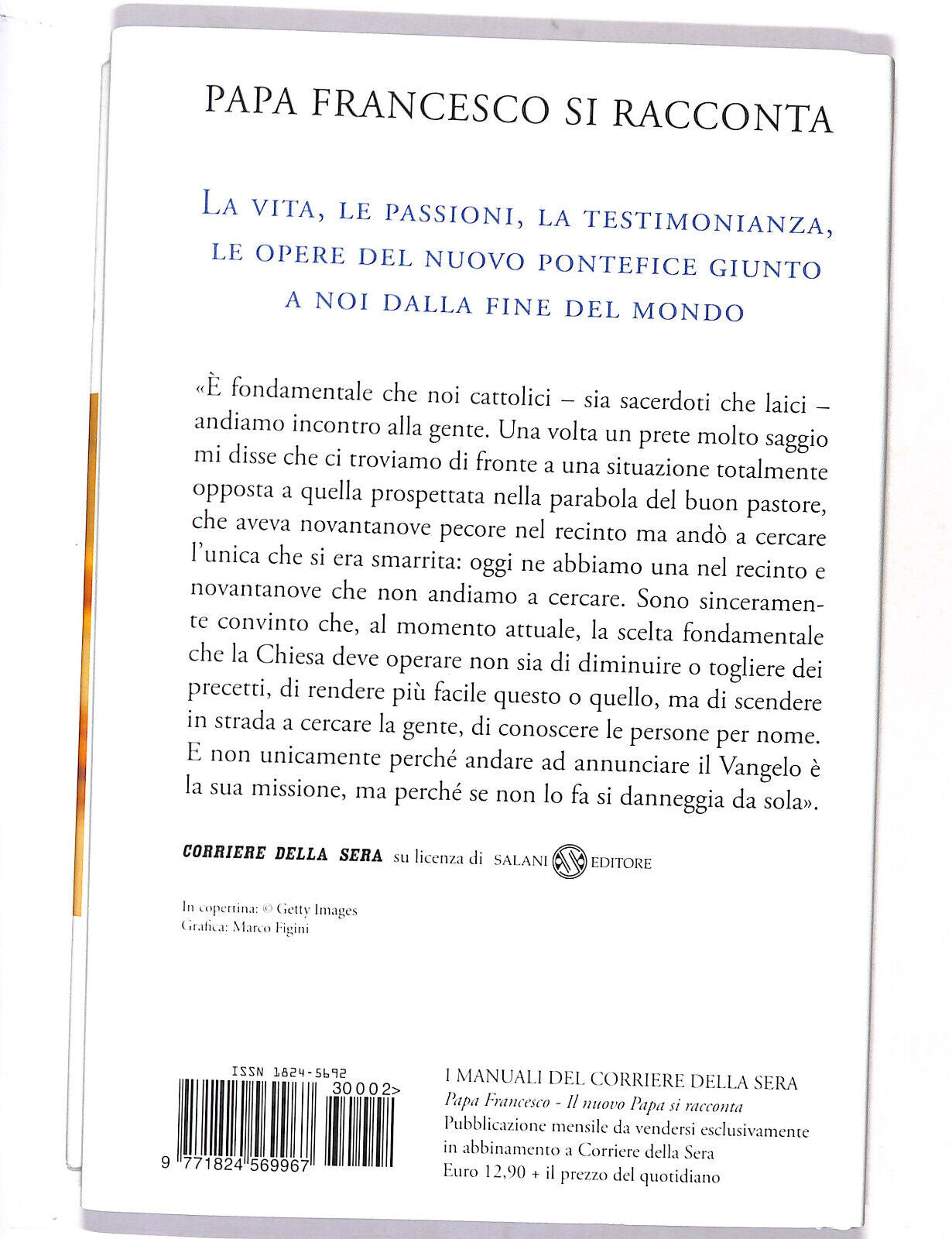 EBOND Papa Francesco Jorge Bergoglio Corriere Della Sera Libro LI016911