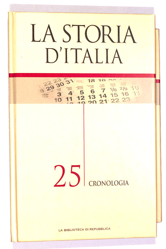 EBOND La Storia D'italia Vol. 25 Biblioteca Repubblica Libro LI016952