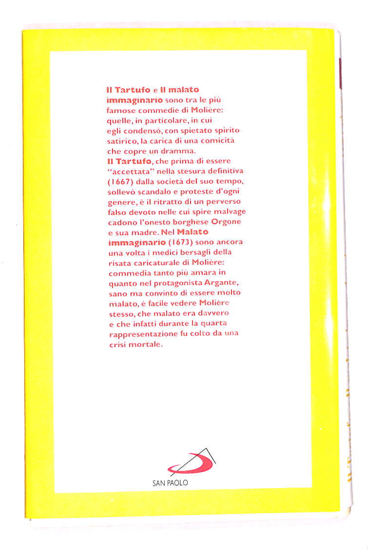 EBOND Il Tartufo Il Malato Immaginario Di Moliere Libro LI017514