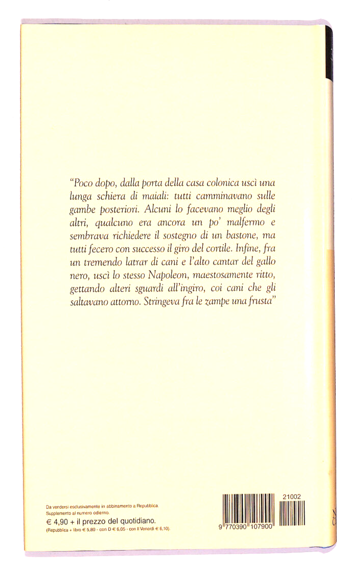 EBOND La Fattoria Degli Animali Biblioteca Repubblica N. 38 Libro LI017666