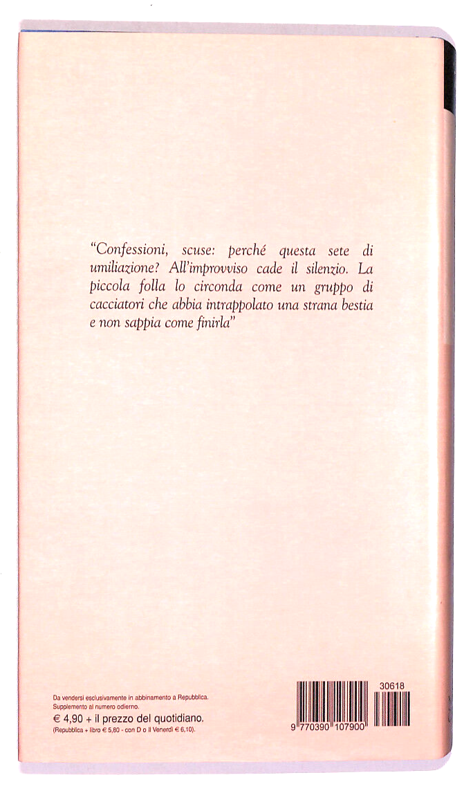 EBOND Vergogna Biblioteca Repubblica N. 76 Libro LI017751