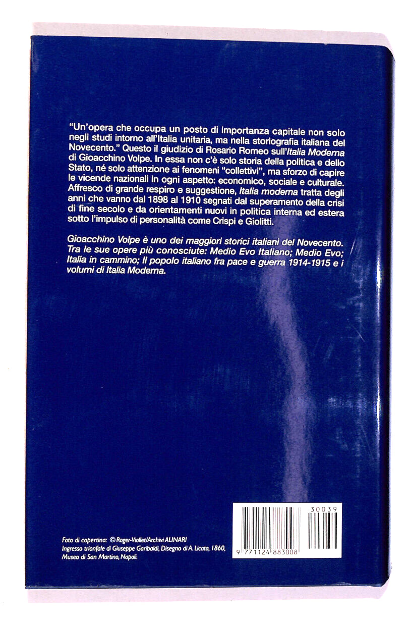 EBOND Storia D'italia Moderna 1815-1898 Vol 1 Il Giornale N. 39 Libro LI017954