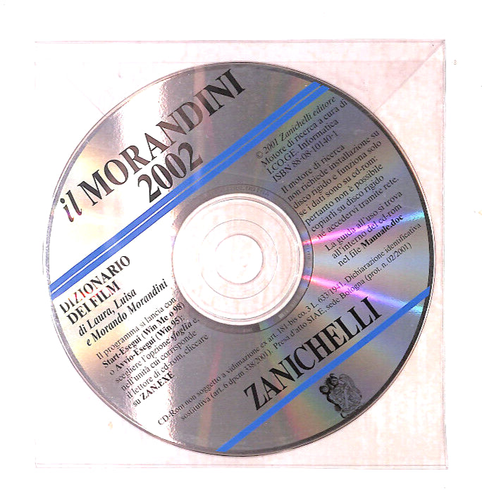 EBOND Il Morandini Dizionario Dei Film 2002 Conrom Per Windows Libro LI017956