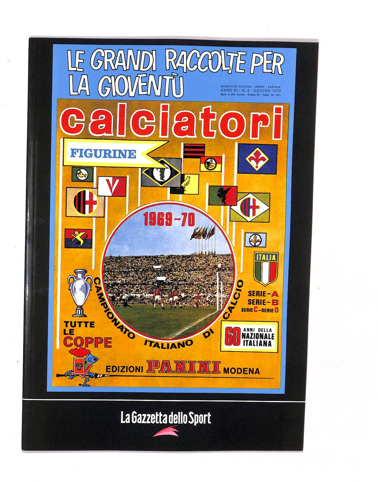 EBOND La Gazzetta Dello Sport Figurine Calciatori 1969/70 Libro LI018060