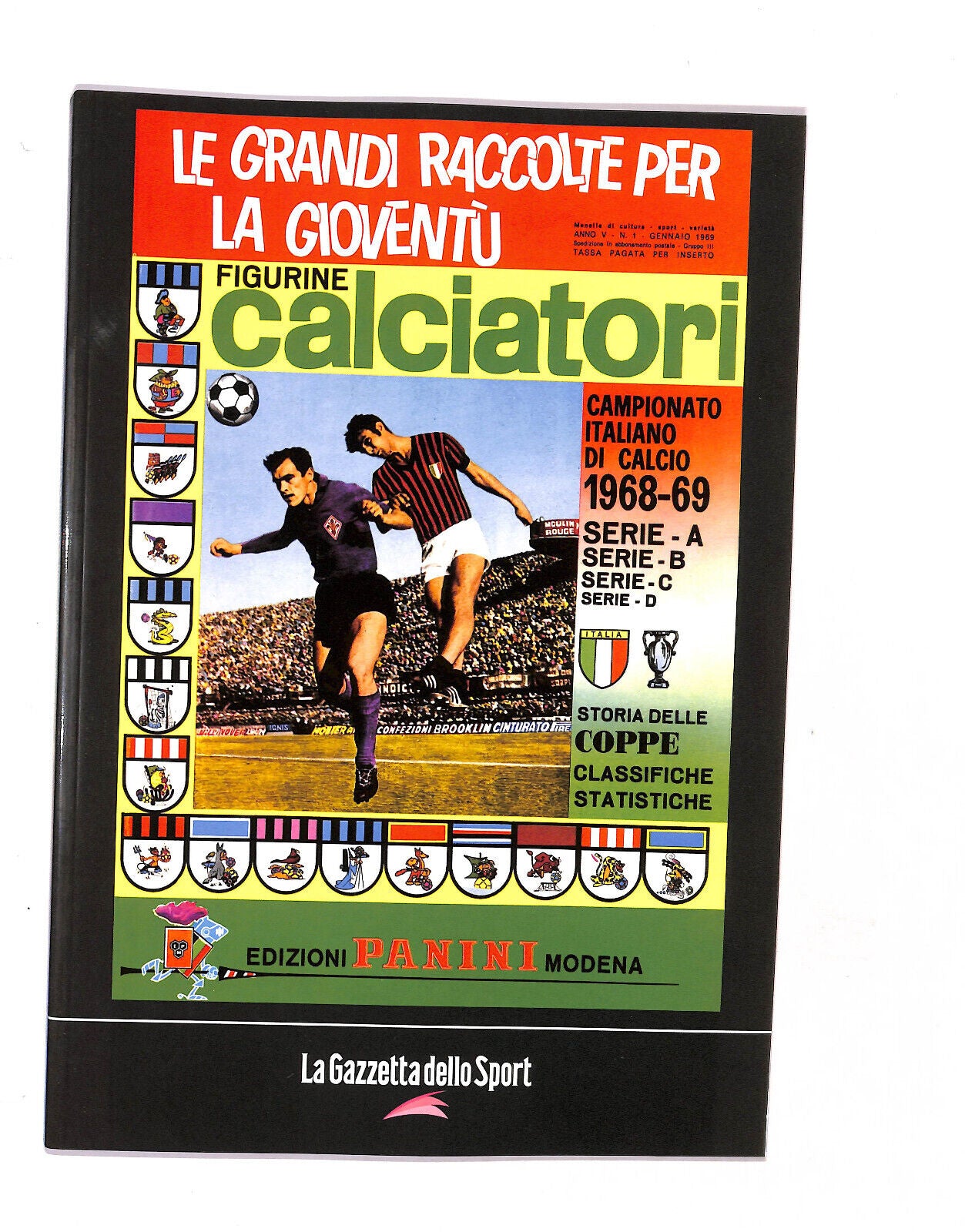 EBOND La Gazzetta Dello Sport Figurine Calciatori 1968/69 Libro LI018061