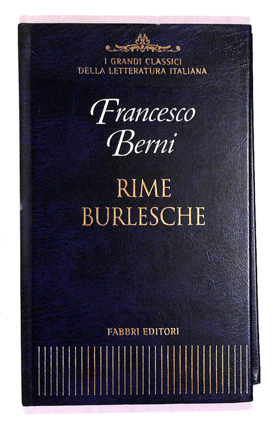 EBOND Rime Burlesche Classici Letteratuta Fabbri Ed Libro LI018357
