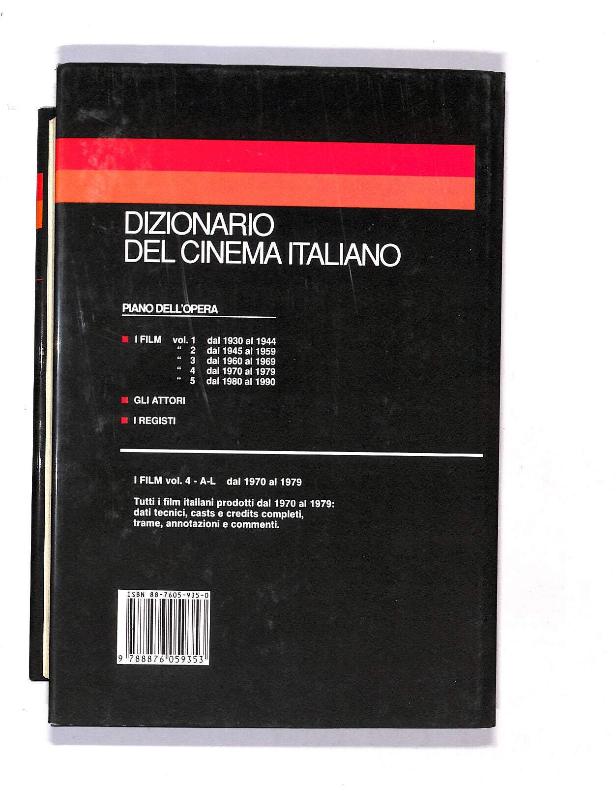 EBOND Dizionario Del Cinema Italiano i Film V.4 1970/1979 A/l Libro LI018500