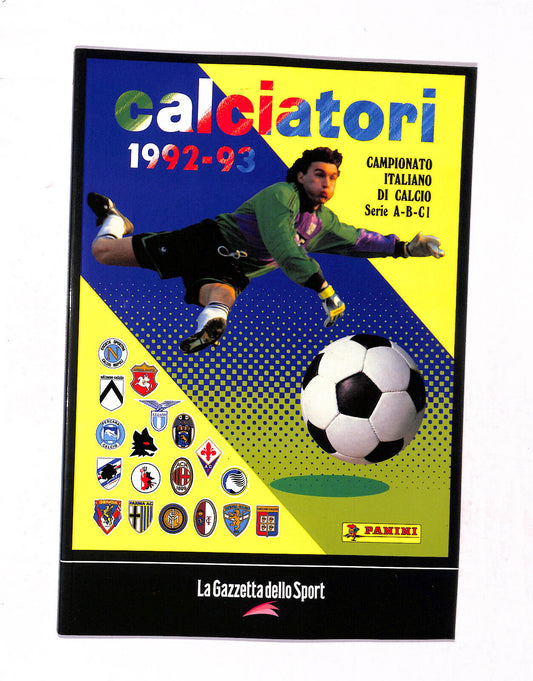 EBOND La Gazzetta Dello Sport Figurine Calciatori 1992/93 Libro LI018659