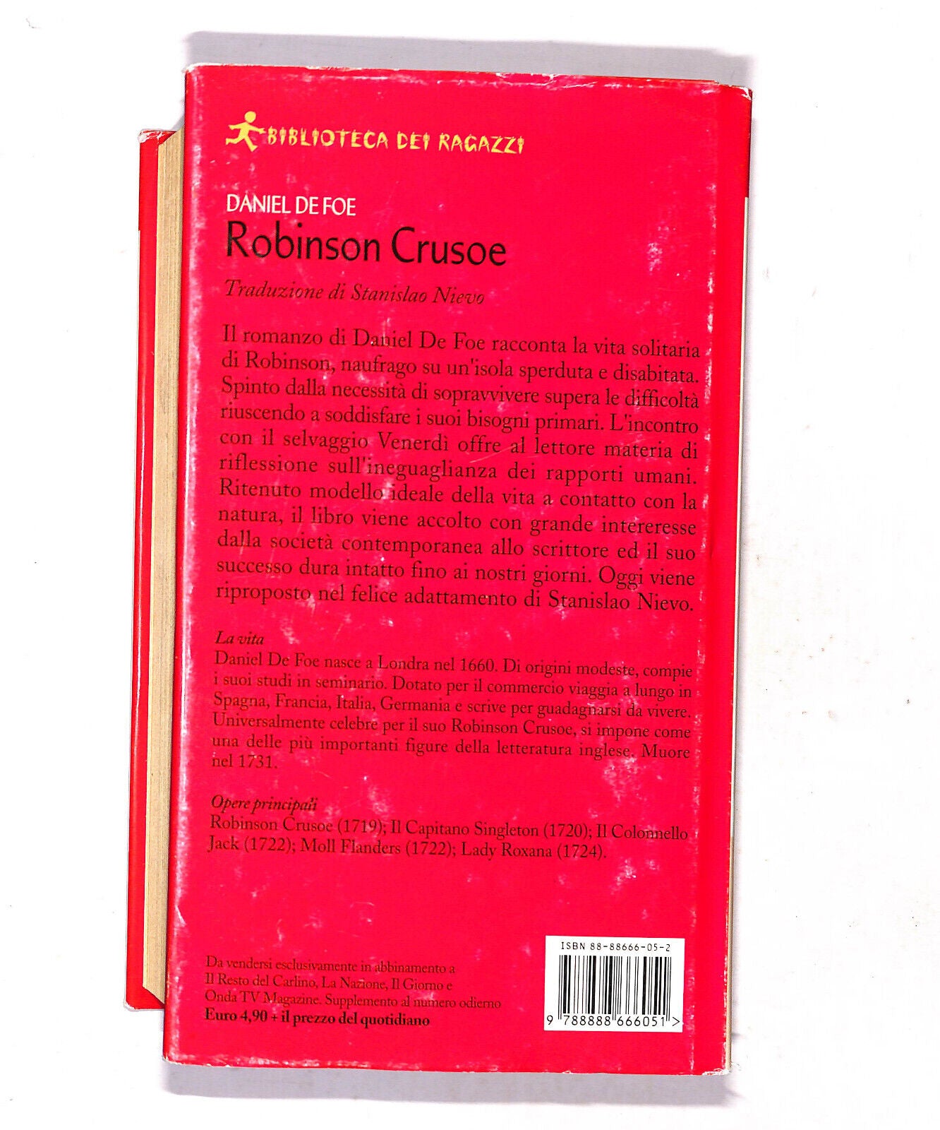 EBOND Biblioteca Dei Ragazzi Robinson Crusoe Di Daniel De Foe Libro LI018856