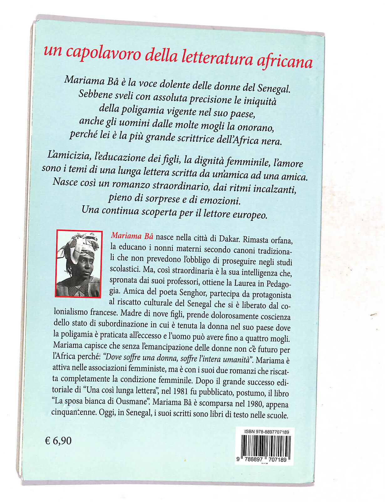 EBOND Una Cosi Lunga Lettera Di Mariama Ba Libro LI018858