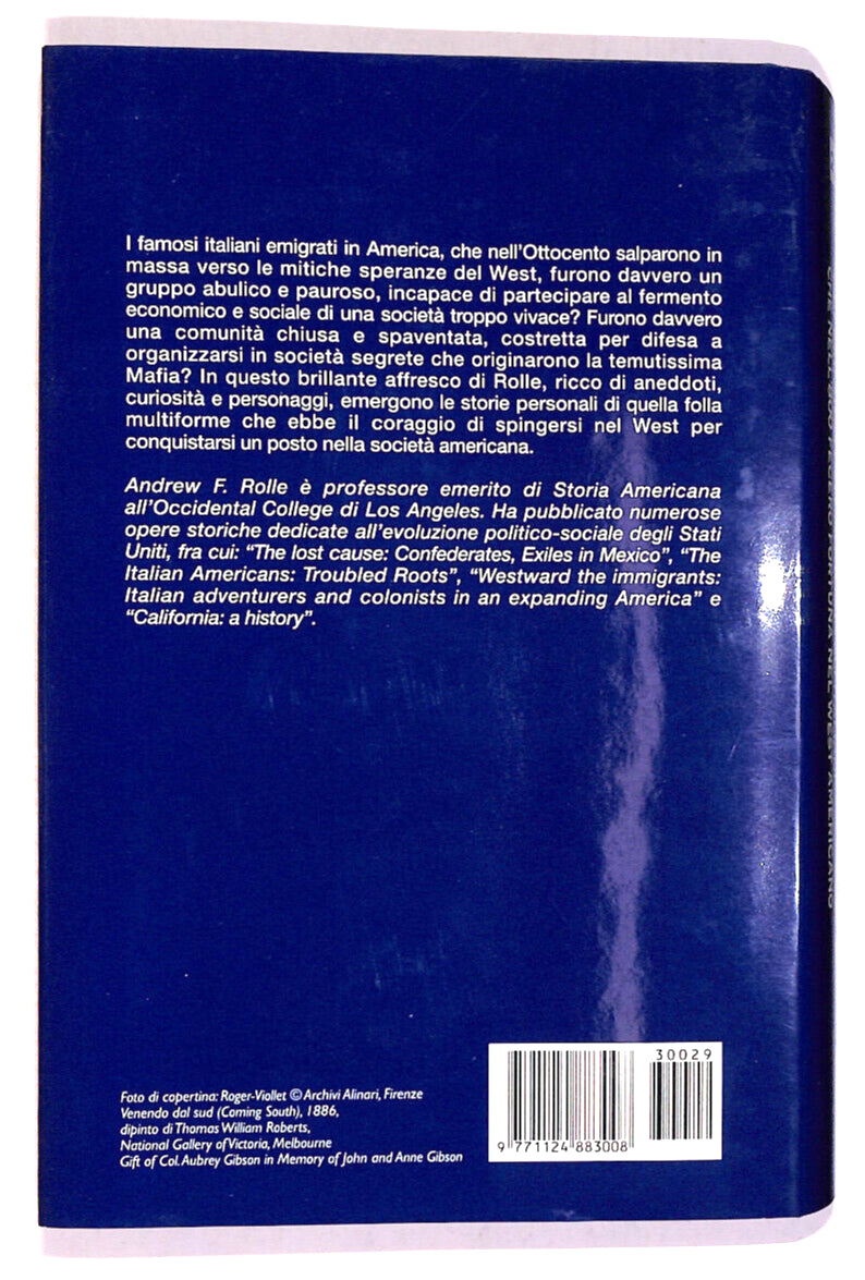 EBOND Gli Emigrati Vittoriosi Di Andrew F. Rolle Giornale N.29 Libro LI019108