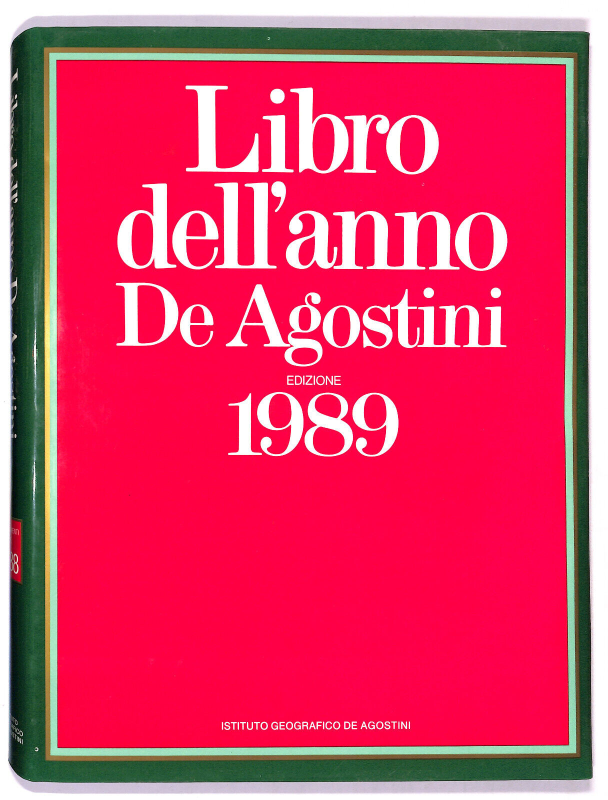 EBONDDell'anno De Agostini Edizione 1989 Avvenimenti 1988 Libro LI019250