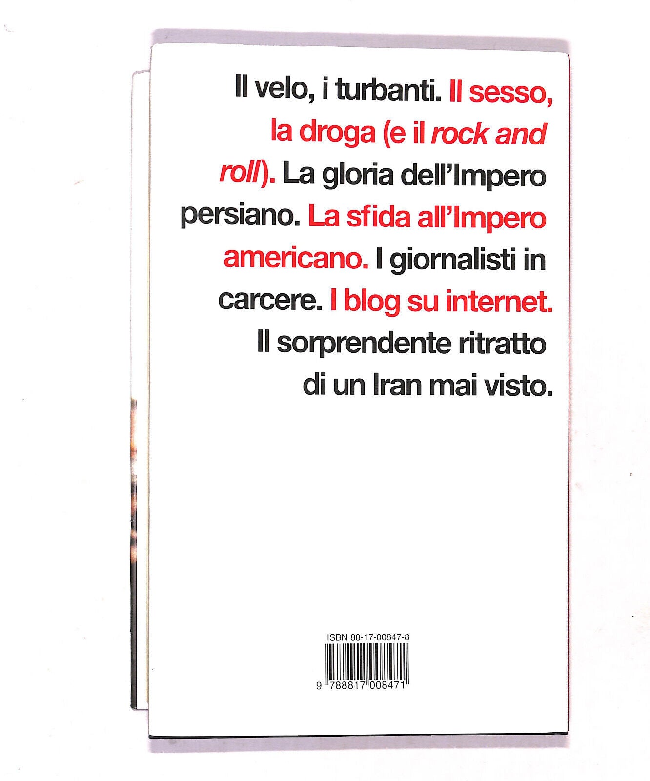 EBOND Chador Nel Cuore Diviso Dell'iran Lilli Gruber Libro LI019359