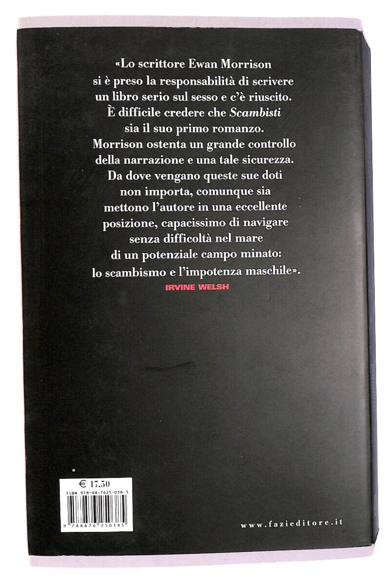 EBOND Scambisti Di Ewan Morrison Libro LI019455