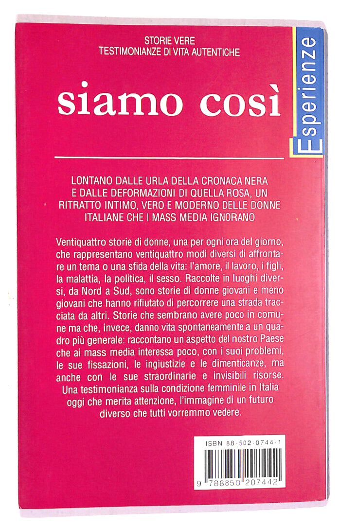 EBOND Siamo Cosi Di Alice Werblowsky Libro LI019465