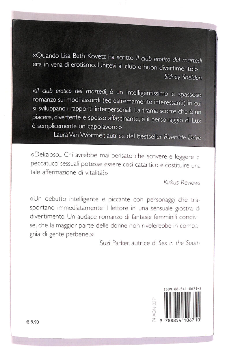 EBOND Il Club Erotico Del Martedi Di Lisa Beth Kovetz Libro LI019466