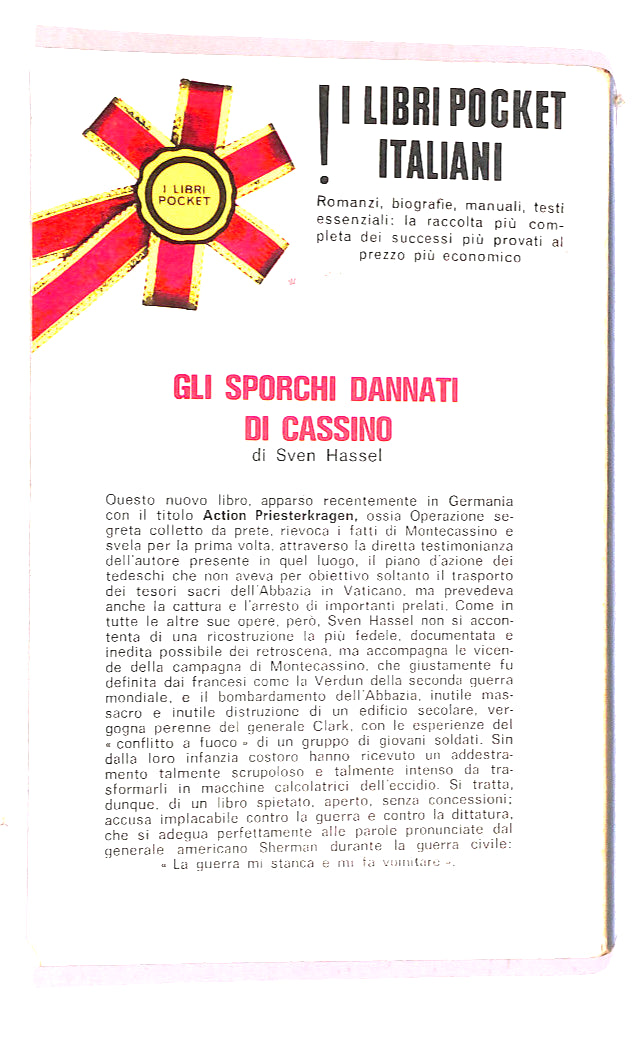 EBOND Gli Sporchi Dannati Di Cassino Di Sven Hassel Libro LI019520