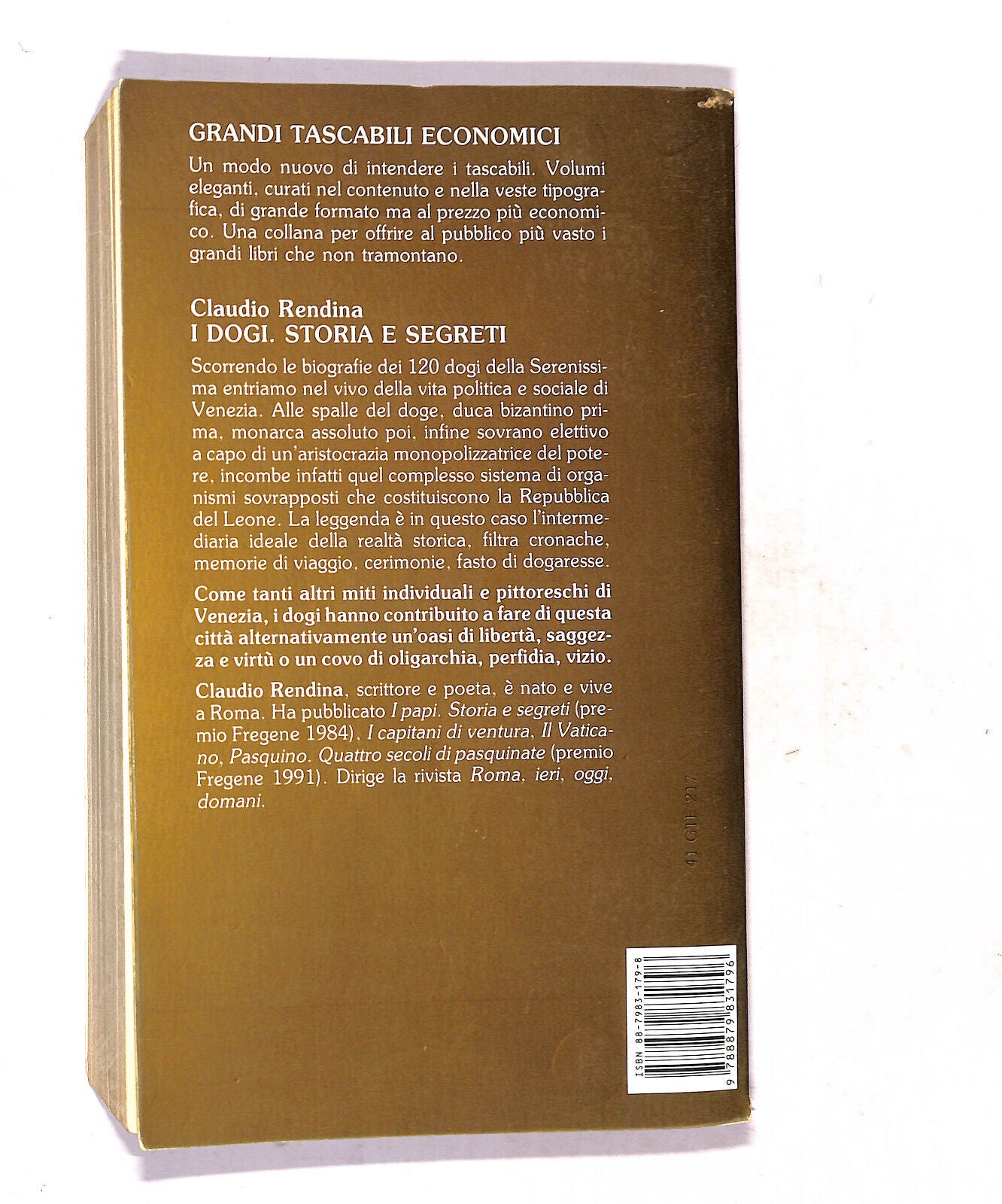 EBOND I Dogi Storie e Segreti Di Claudio Rendina Libro LI019654