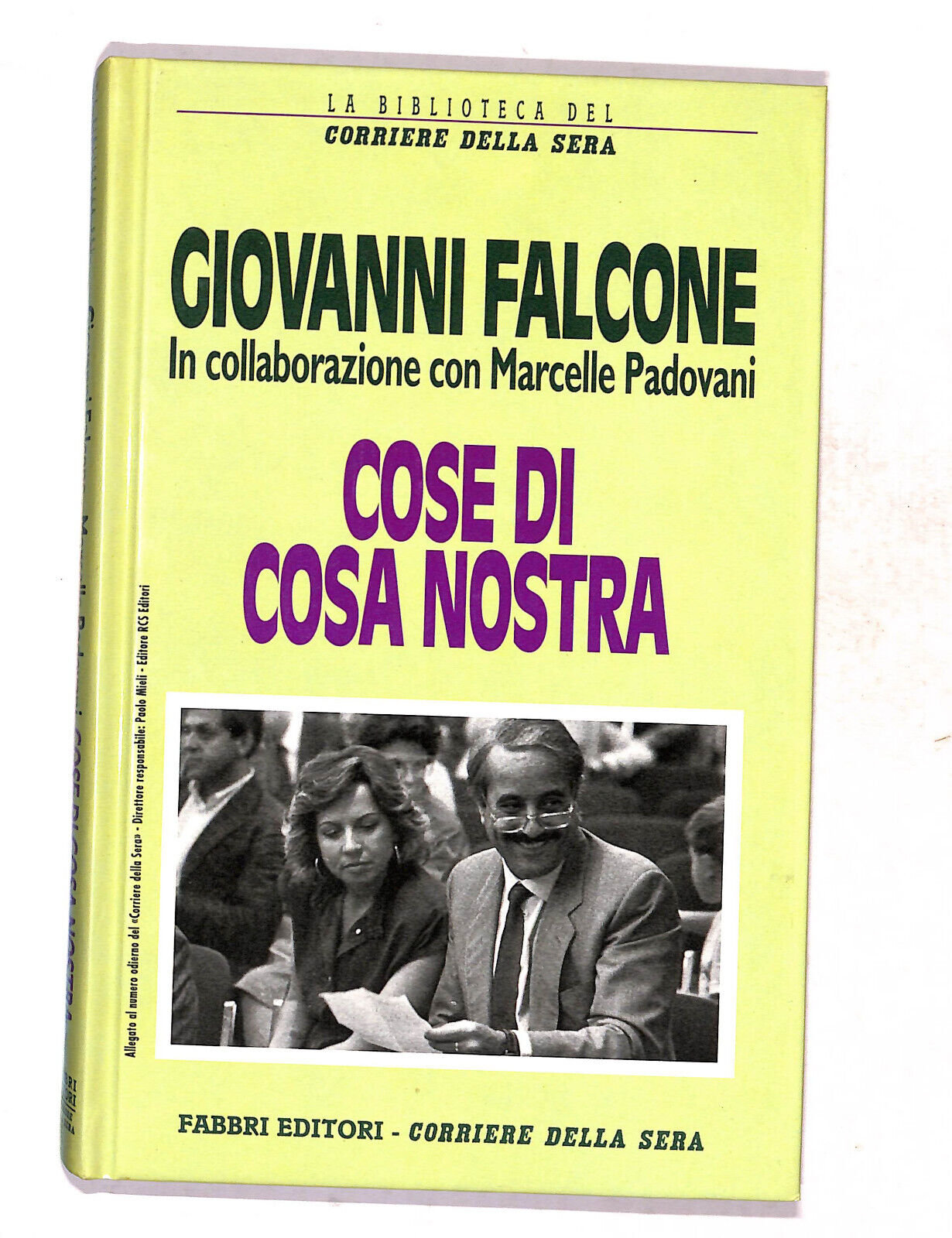 EBOND Cose Di Cosa Nostra Giovanni Falcone Marcelle Padovani Libro LI019656