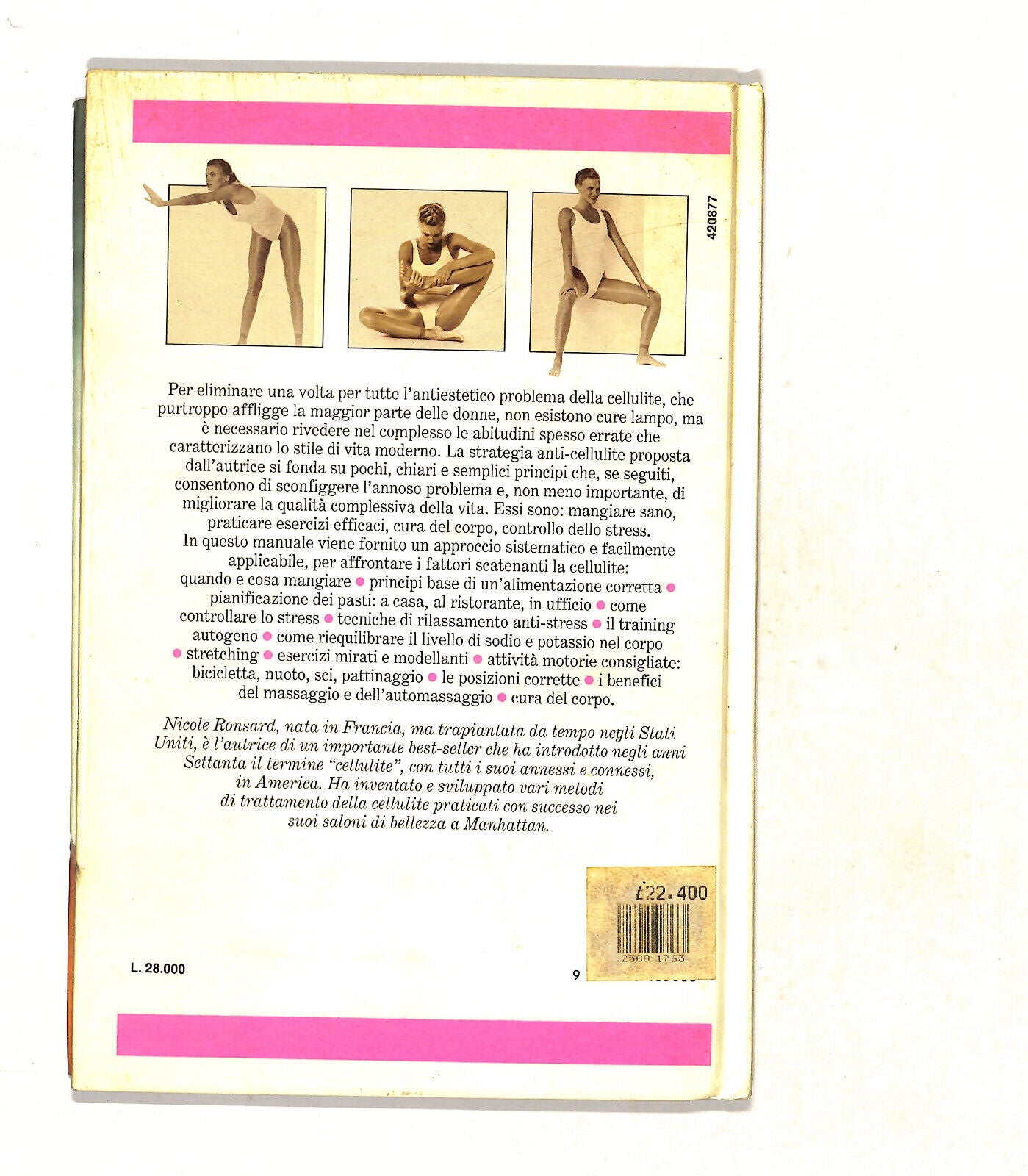 EBOND Stop Alla Cellulite Di Nicole Ronsard Libro LI019803