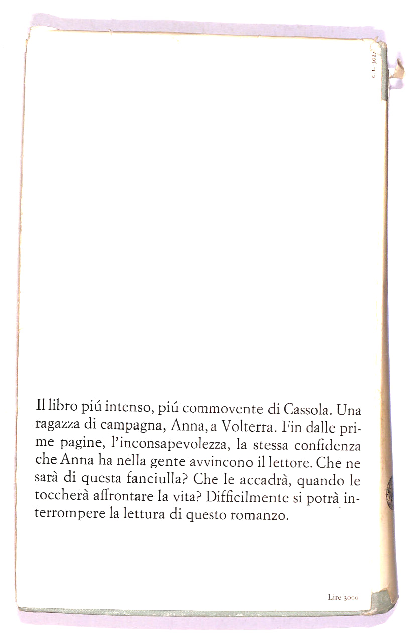 EBOND Paura e Tristezza Di Carlo Cassola Libro LI019960
