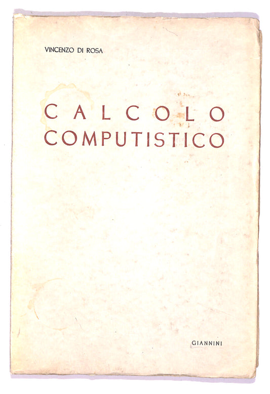 EBOND Calcolo Computistico Di Vincenzo Di Rosa Libro LI019962