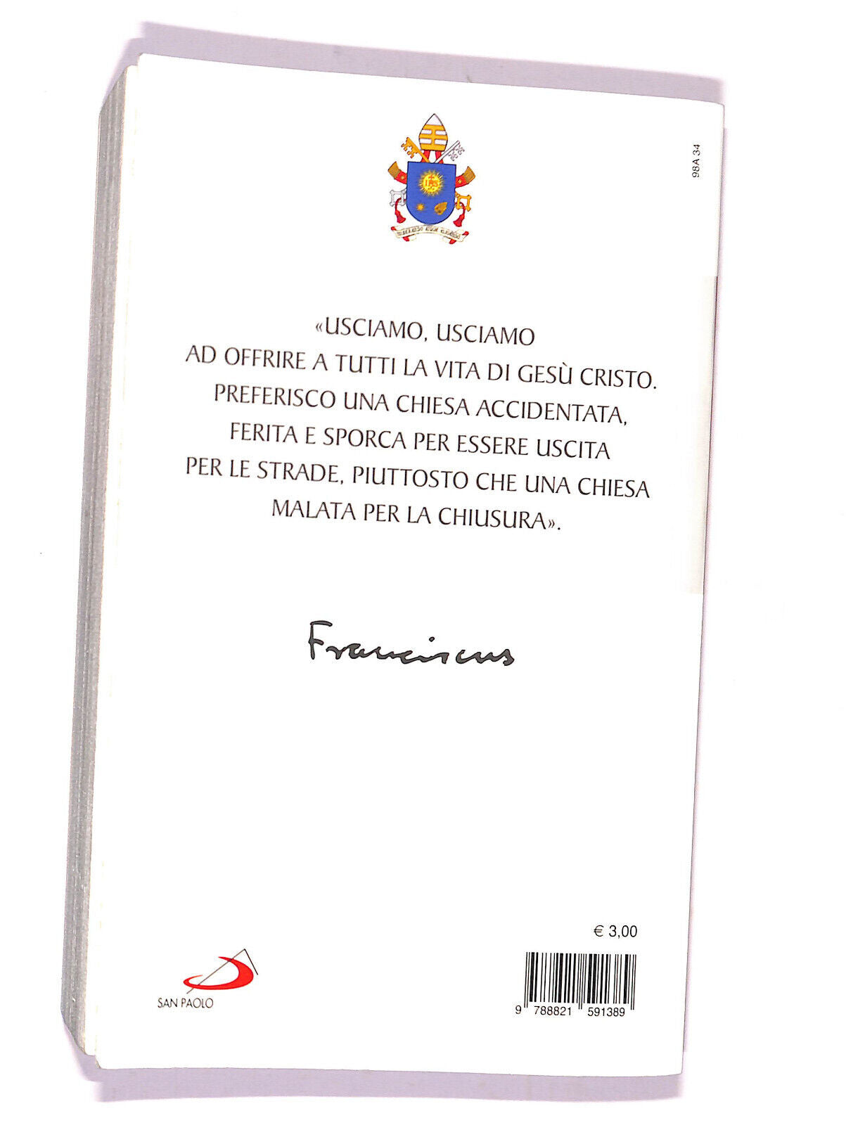 EBOND Evangelii Gaudium Esortazione Apostolica Papa Francesco Libro LI020261