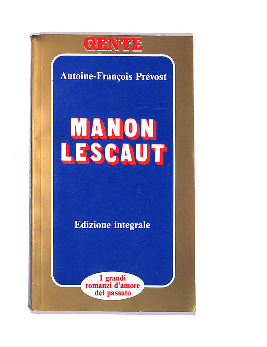 EBOND Manon Lescaut Di Antoine-francois Prevost Libro LI020315