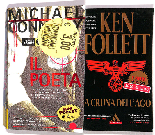 EBOND Il Poeta Di M. Connery e La Cruna Dell'ago Di Ken Follet Libro LI020362