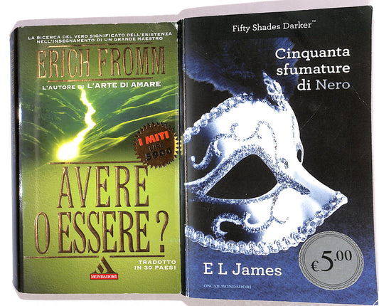 EBOND Avere o Essere? Di E. Fromm e Cinquanta Sfumature Di Nero Libro LI020404
