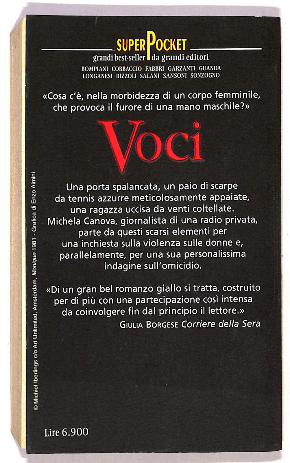 EBOND Voci Di Dacia Maraini Libro LI020454