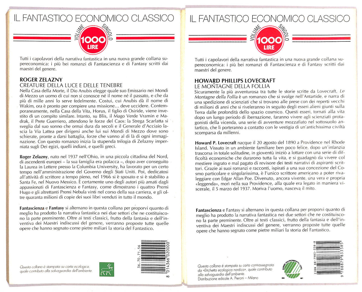 EBOND Il Fantastico Economico Classico Vol 4 e 17 Libro LI020464