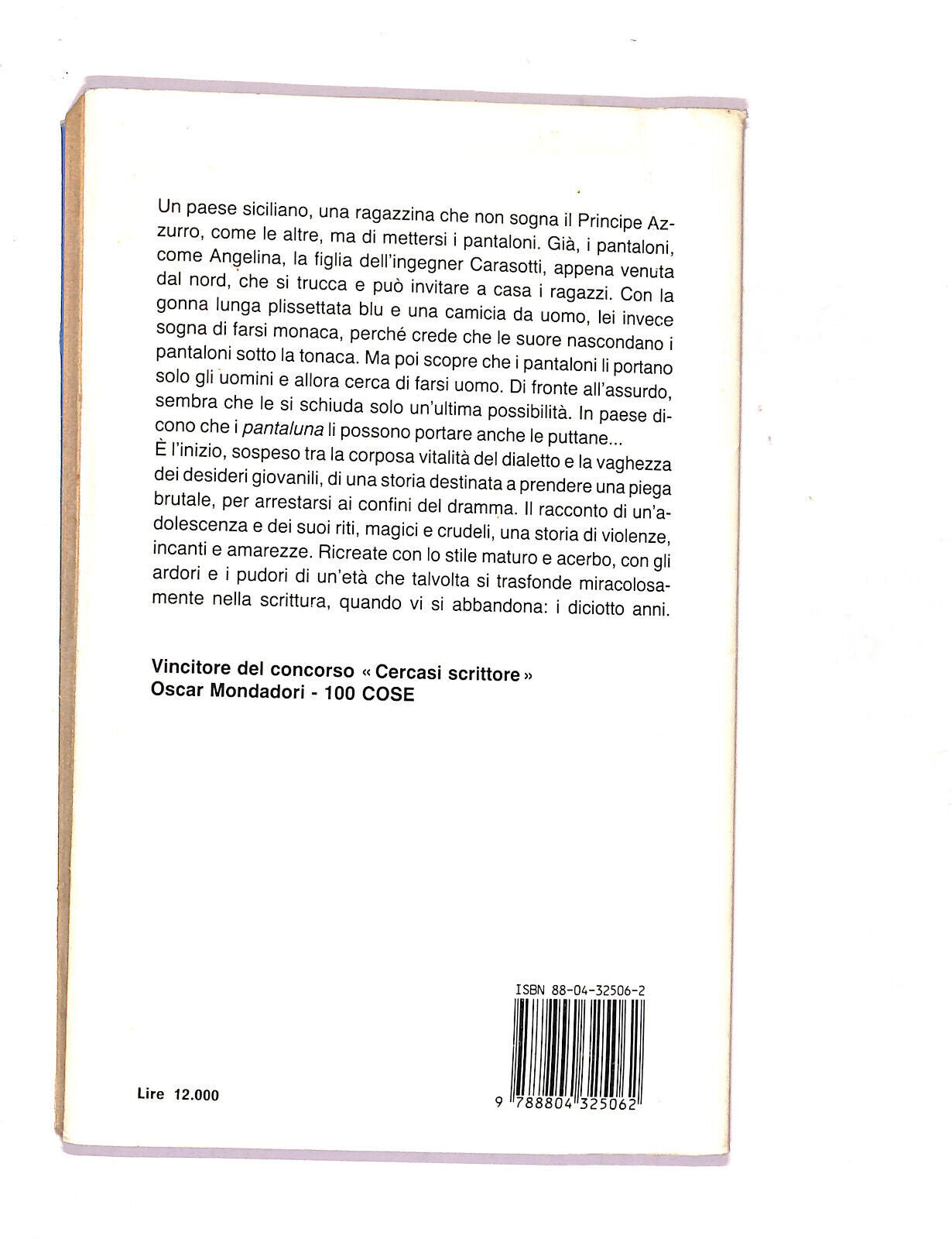 EBOND Volevo i Pantaloni Di Lara Cardella 1989 Libro LI020752