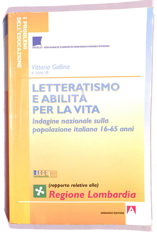 EBOND Letteratismo e Abilita Per La Vita Di Vittoria Gallina Libro LI020956