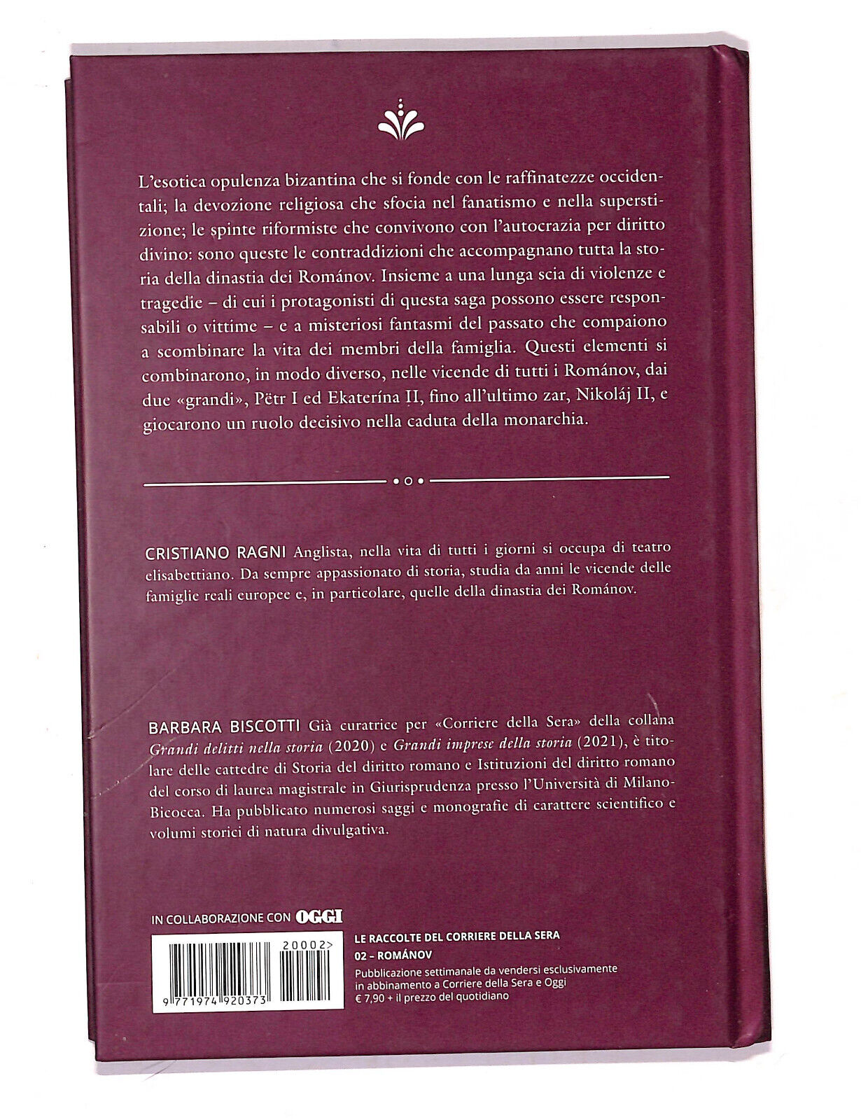 EBOND Grandi Dinastie Della Storia Romanov Di Cristiano Ragni Libro LI021003