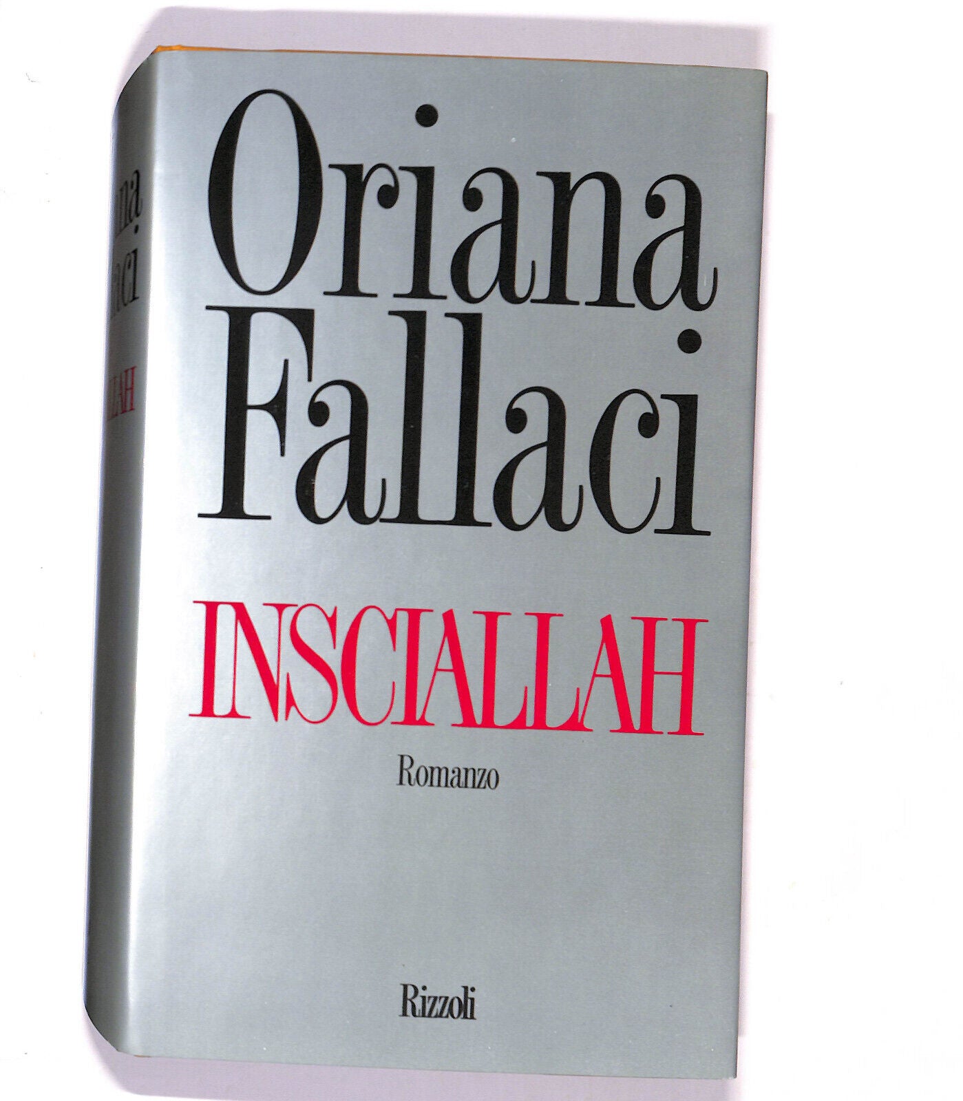 EBOND Insciallah Di Oriana Fallaci Prima Edizione 1990 Libro LI021101