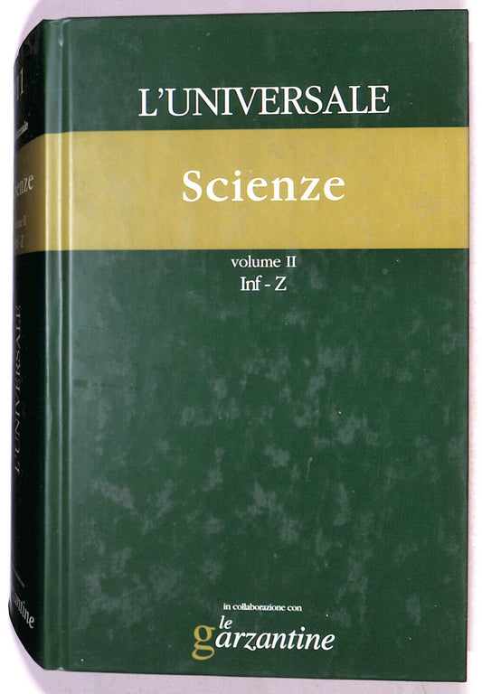 EBOND L'universale Scienze N. 11 Vol 2 Le Garzantine 2003 Libro LI021302