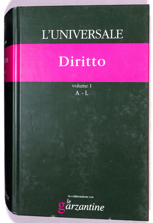 EBOND L'universale Diritto N. 25 Vol 1 Le Garzantine 2003 Libro LI021404