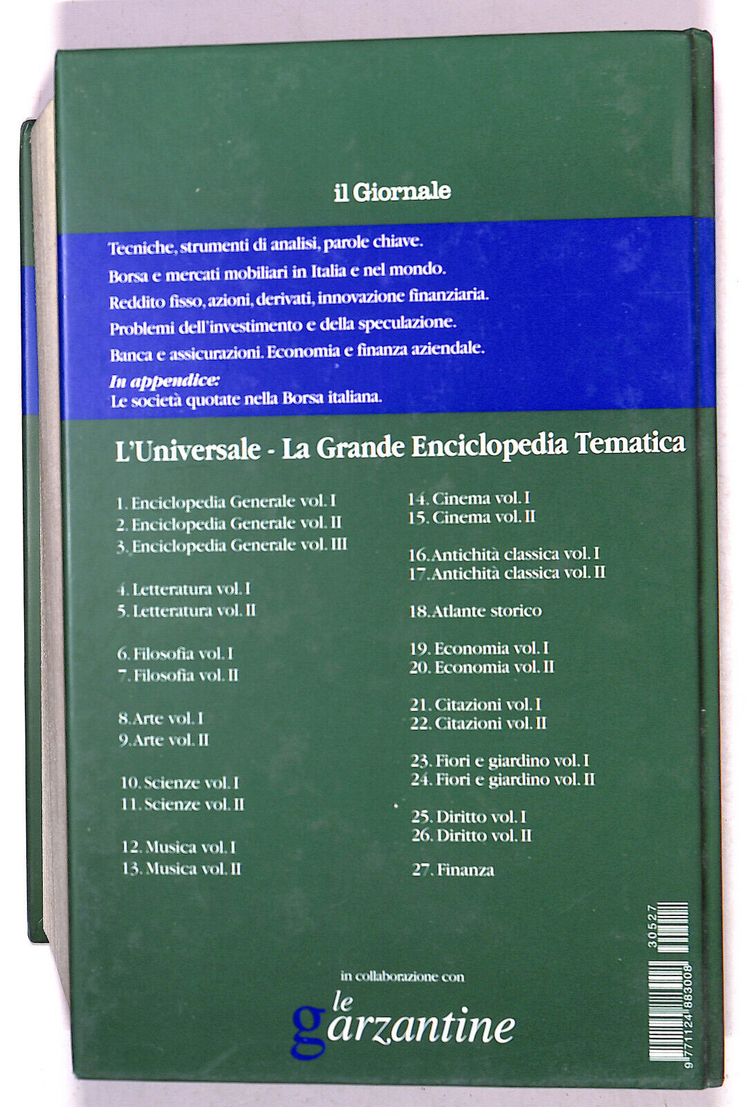 EBOND L'universale Finanza N. 27 Le Garzantine 2003 Libro LI021454