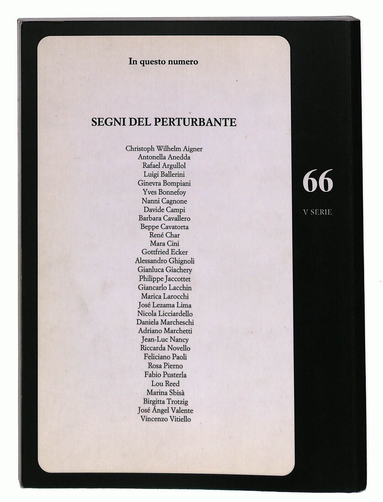 EBOND Anterem Rivista Di Ricerca Letteraria n 66 Libro LI021657
