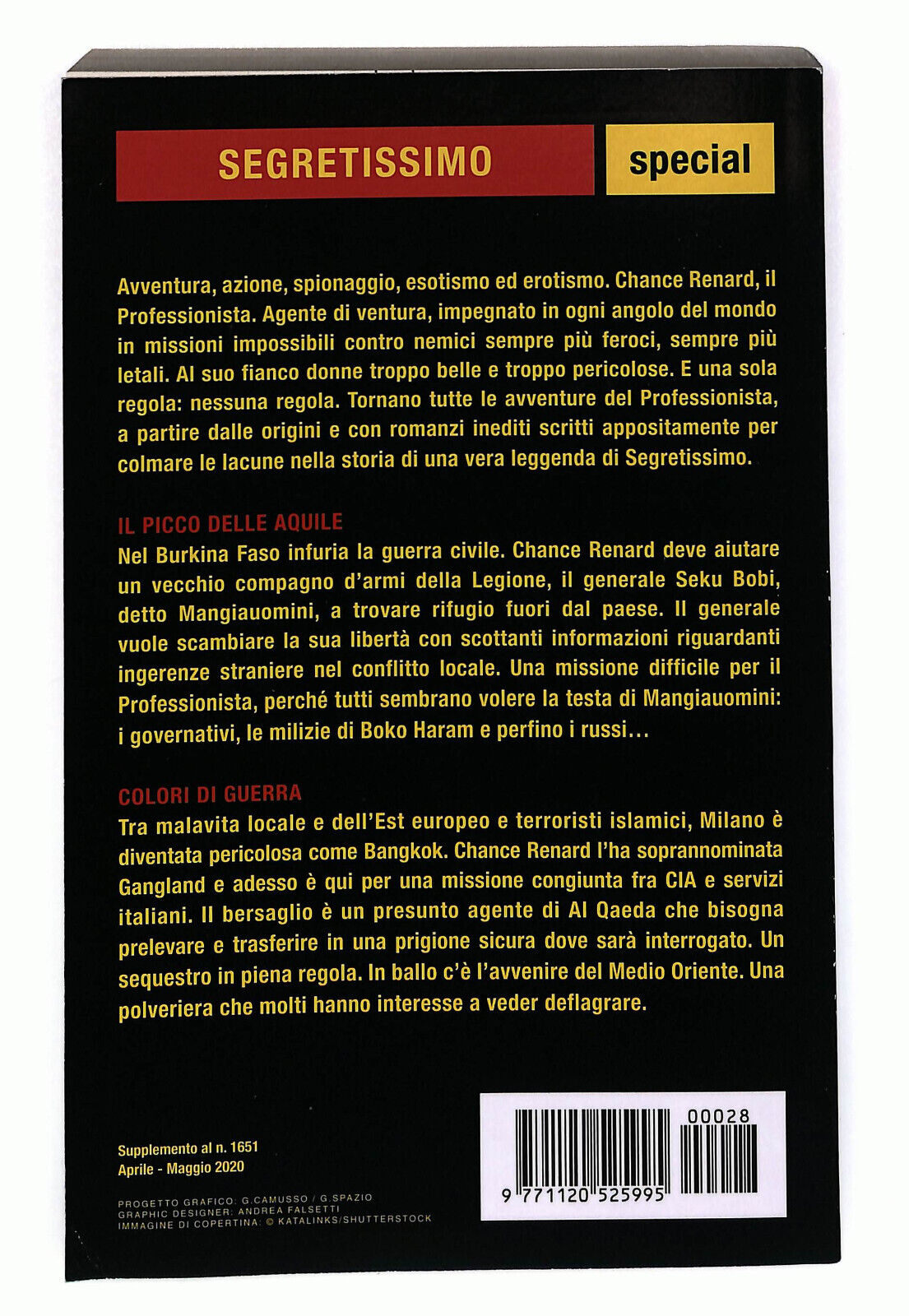 EBOND Segretissimo Il Professionista N. 28 2020 Libro LI021708