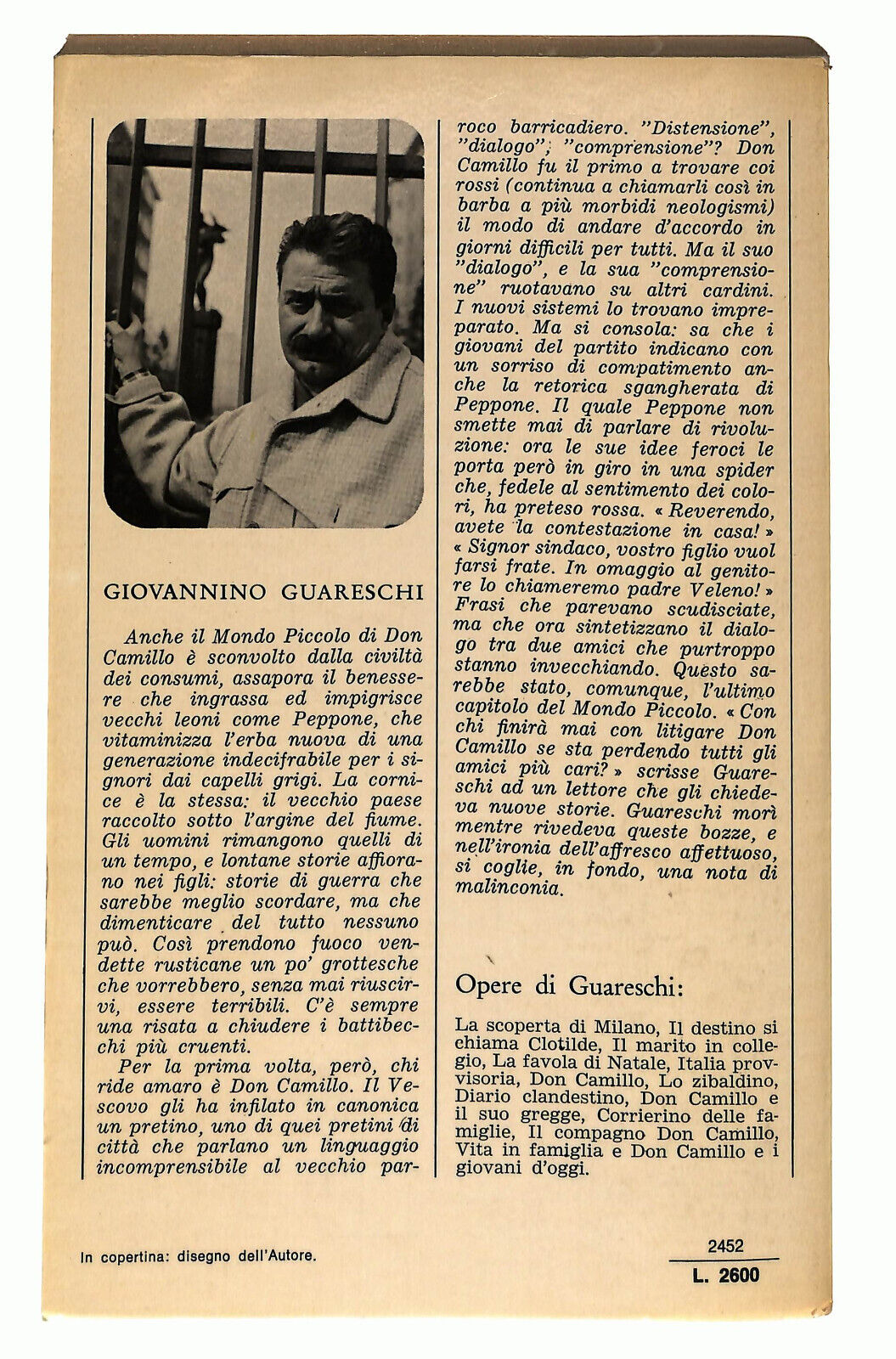 EBOND Mondo Piccolo Don Camillo e i Giovani D'oggi Di Guareschi Libro LI021755