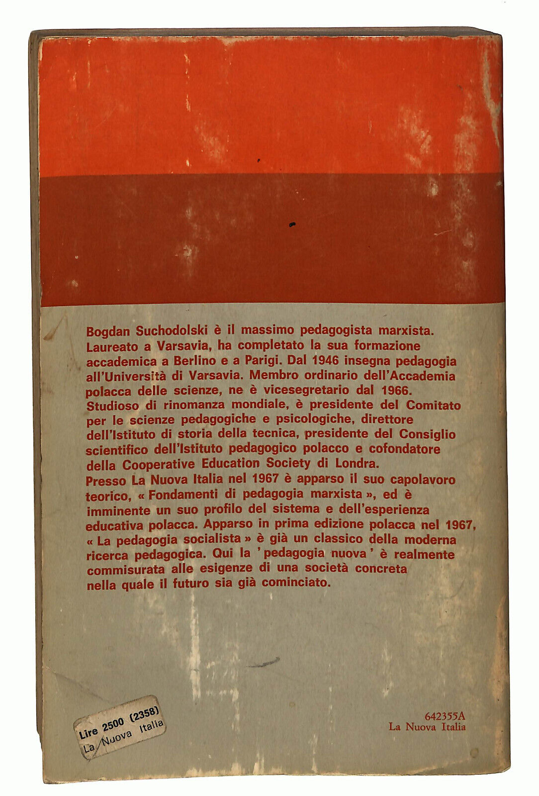 EBOND La Pedagogia Socialista Di Bogdan Suchodolski Libro LI021957