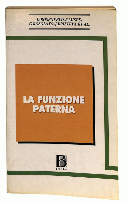 EBOND La Funzione Paterna Borla Edizioni 1995 Libro LI021964