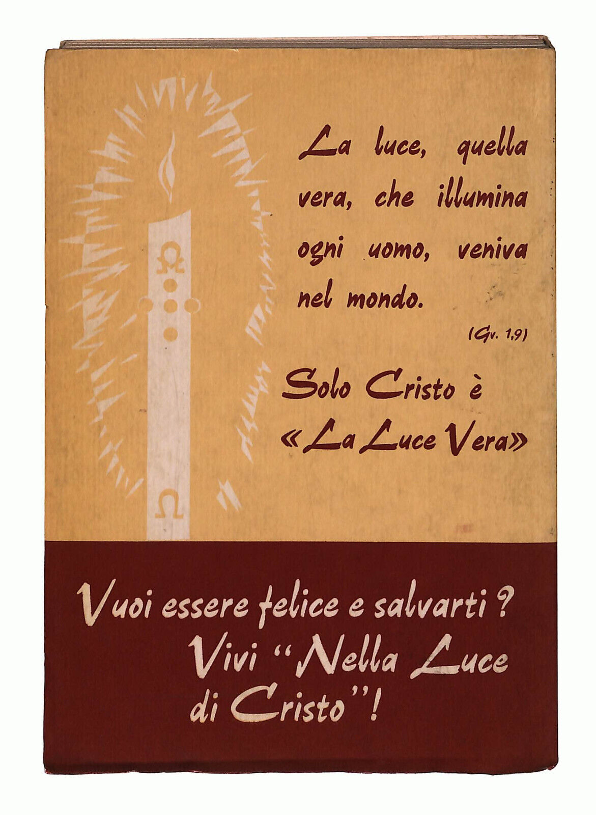 EBOND Nella Luce Di Cristo Di D. Arcangelo 1975 Libro LI022215